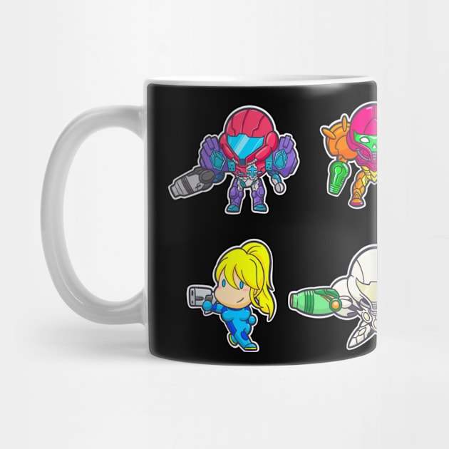 Chibi Metroid (Pack 4) by DrawingsFromHell